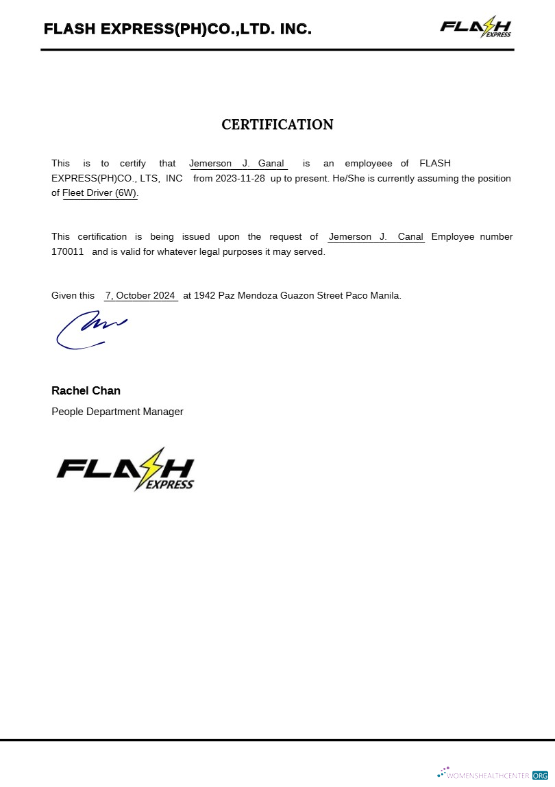 Download Flash Express Co. payslip template in Word and PDF formats.pdf, 1 Photoshop template